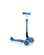 Trottinette Globber 3 Roues 4 En 1 Primo Lumineuse Fantasy 3ans+ -Bleu Racing