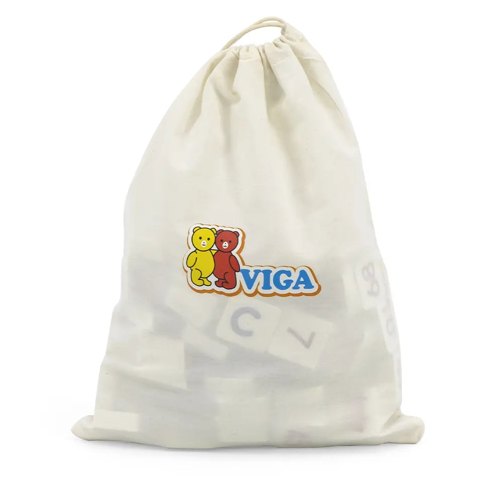 Viga Toys Tableau d'Apprentissage Math & Alphabet 3A+