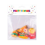 Lot de 4 Porte-clés Fast Food