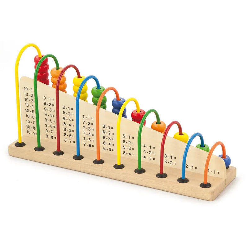 Viga Toys Ábaco Matemático de Madera – 3 años+