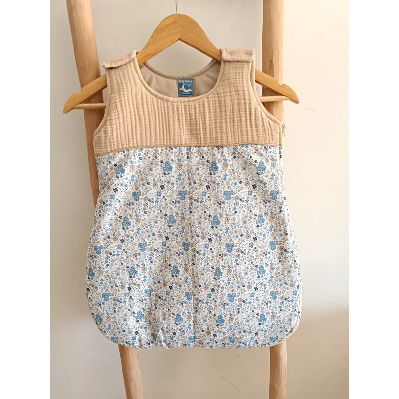 Baby Bulle Gigoteuse Pour Bébé - Fleuri Bleu & Beige – TOG 2
