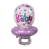 Ballon Aluminium Baby Rose – Thème Sucette 35 x 70cm