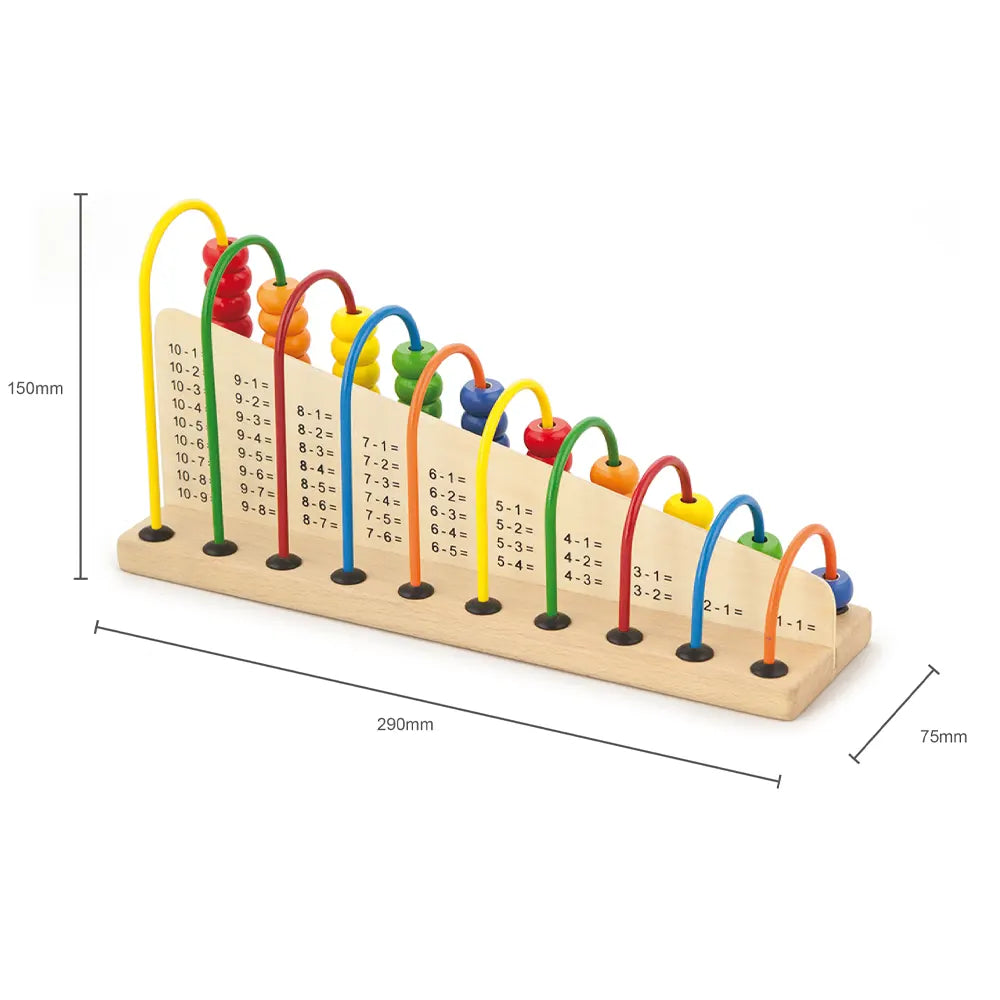 Viga Toys Boulier Mathématique en Bois – 3A+