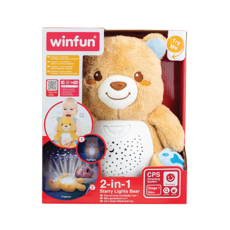 Winfun Luz de Noche Osito Proyector 2 en 1 - 0 meses+