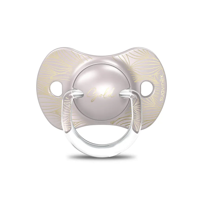 Suavinex Sucette Premium Silicone SX Pro Gris & Doré - 6-18M