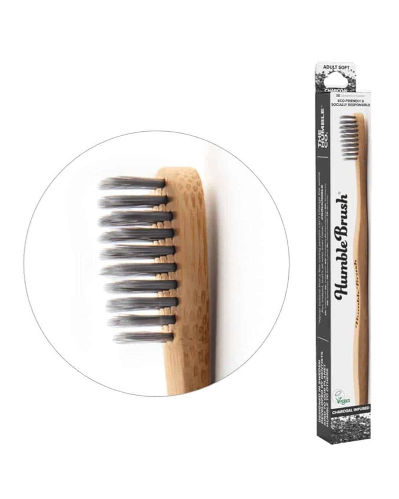 The Humble Co Brosse à Dents Charbon - Noir