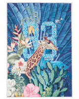 Tapis Rectangulaire Jungle Camps 160x230 cm Un Amour de Tapis - Bleu
