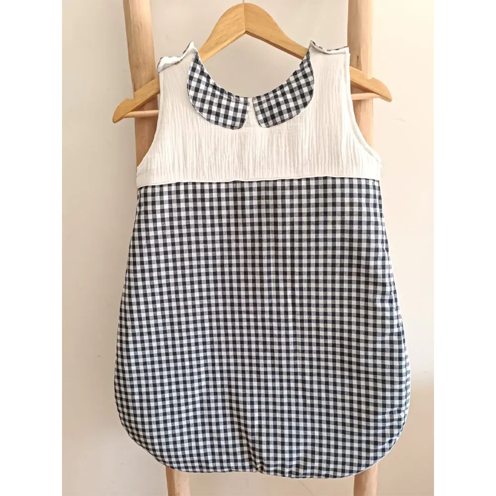 Baby Bulle Gigoteuse Pour Bébé - Vichy Bleu – TOG 3