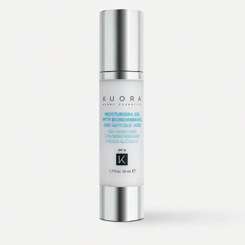 Kuora Gel Hydratant aux Biomembranes & Acide Glycolique SPF10 50ml