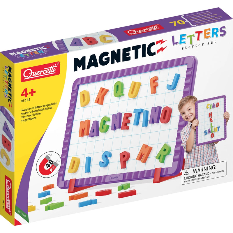 Quercetti Pizarra 48 Letras Magnéticas - 4A+