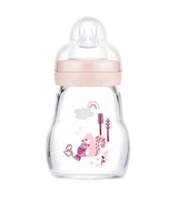 Biberon MAM en verre 170ml - Rose