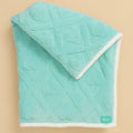 Babymat Couverture d'Hiver 98x94 cm - Cœur Turquoise