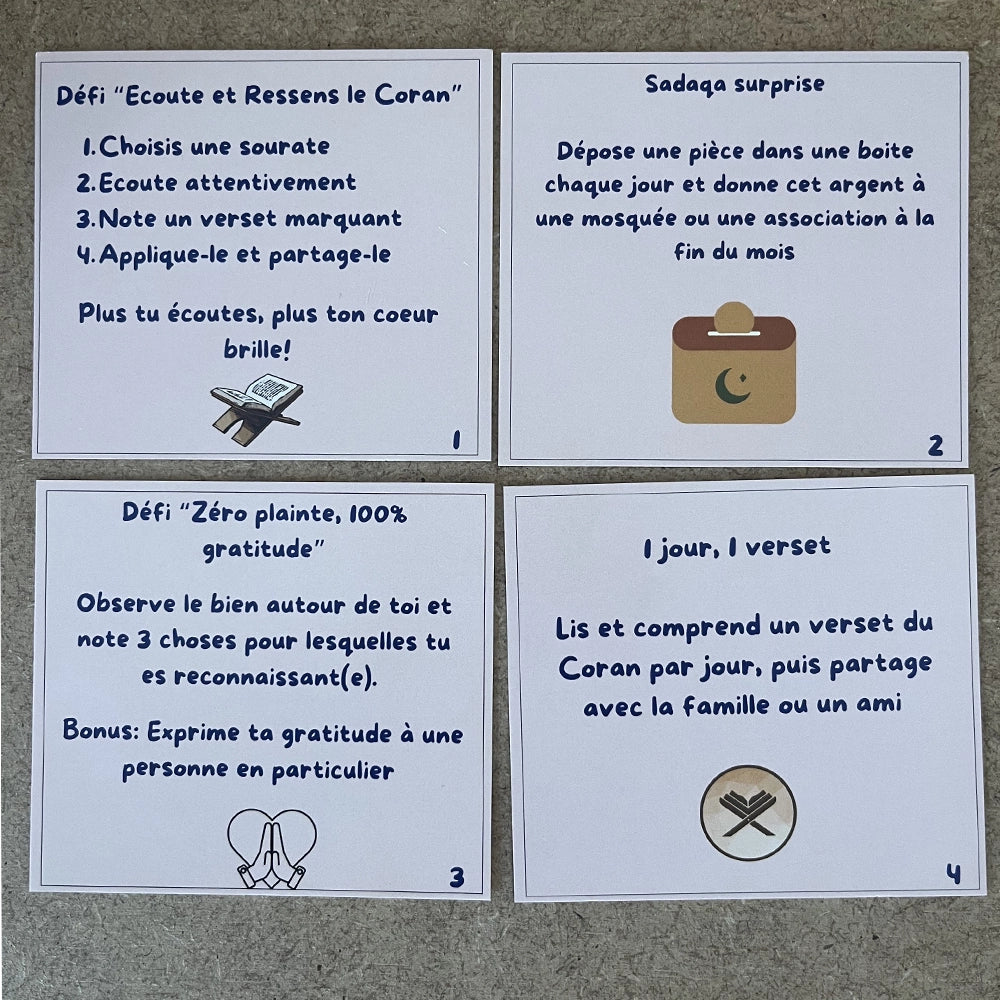 Tarjetas de Buenas Acciones - Especial para mayores de 12 años