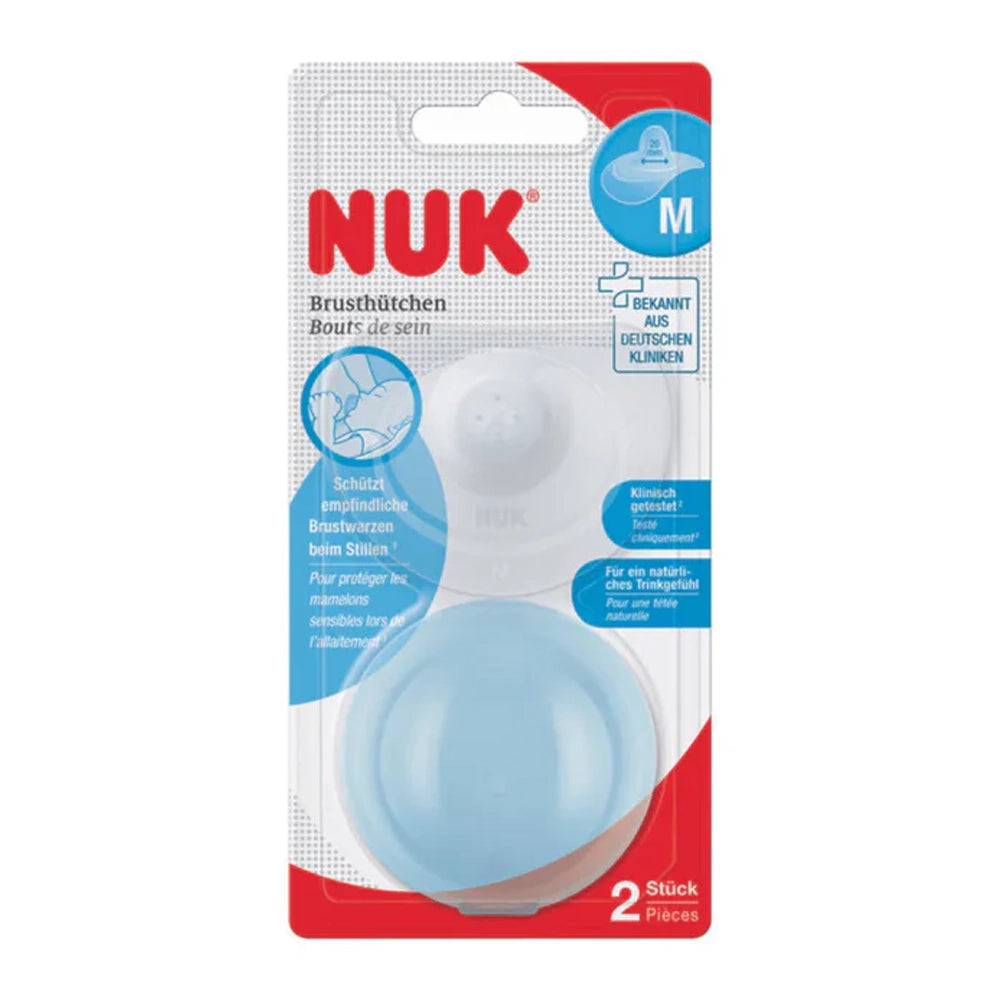 NUK Protège Mamelons en Silicone Lot de 2 - Taille M