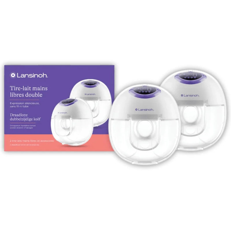 Lansinoh Tire-Lait Mains Libres Électrique Compact Double