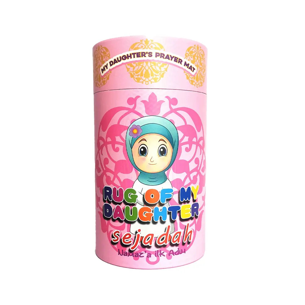 Tapis de Prière pour Fille - Rose (Modèle Aléatoire)