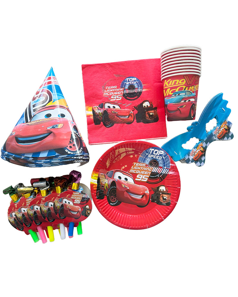 60-Piece Birthday Pack - Cars
