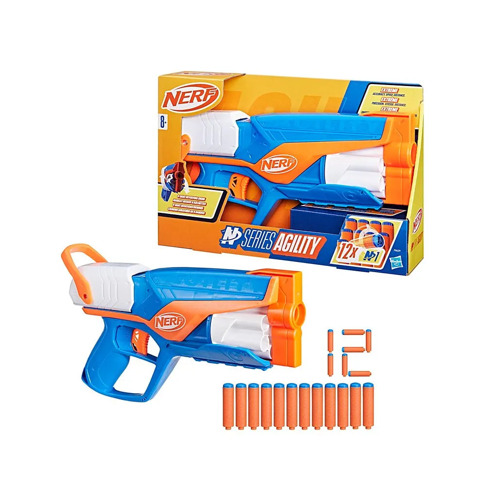 Nerf Pistolet à Fléchettes N Series Agility - 8A+