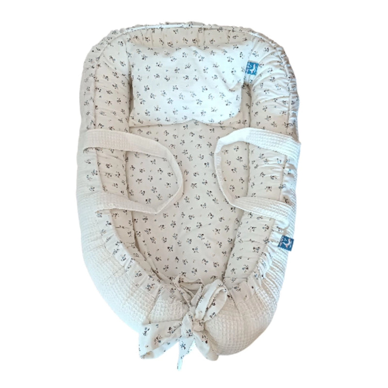 Baby Bulle Reductor de Cuna Blanco Roto con Motivo