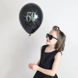 Set de 8 Globos de Látex Impresos con el Número 50 – 30cm