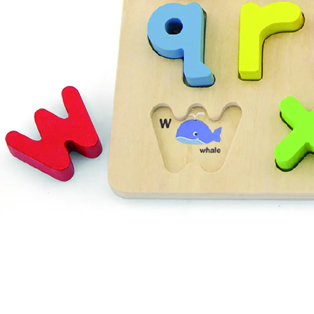 Viga Toys Puzzle Alphabet Minuscules en Bois – 3A+