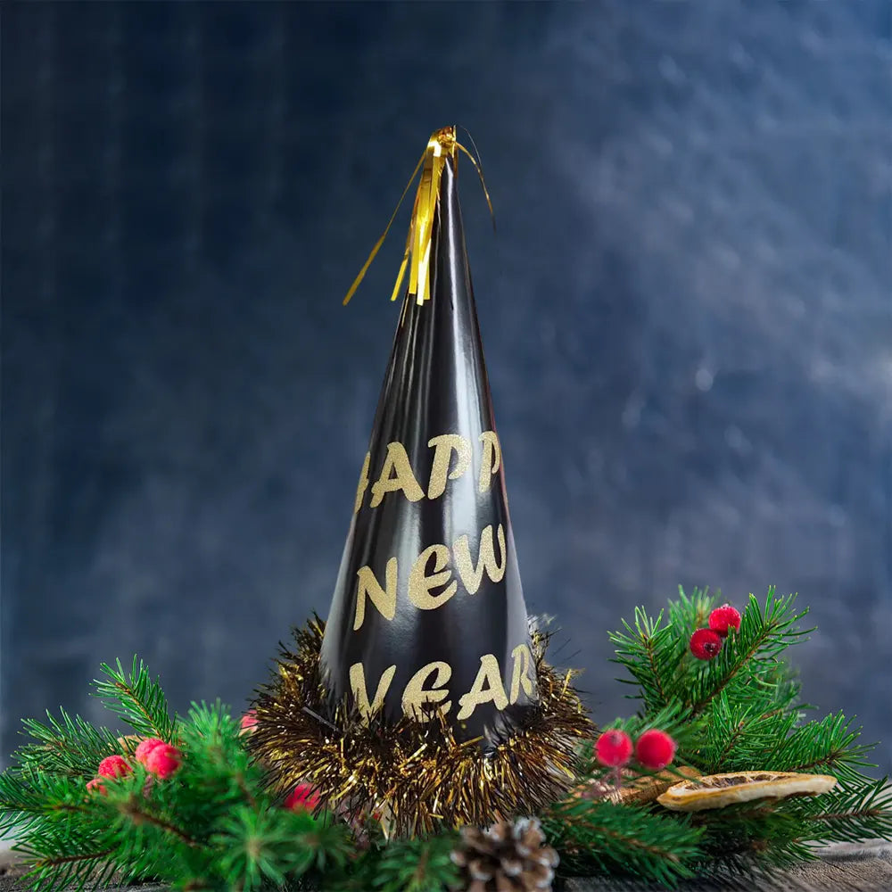 Chapeau de fête Happy New Year 30 cm - vue 2