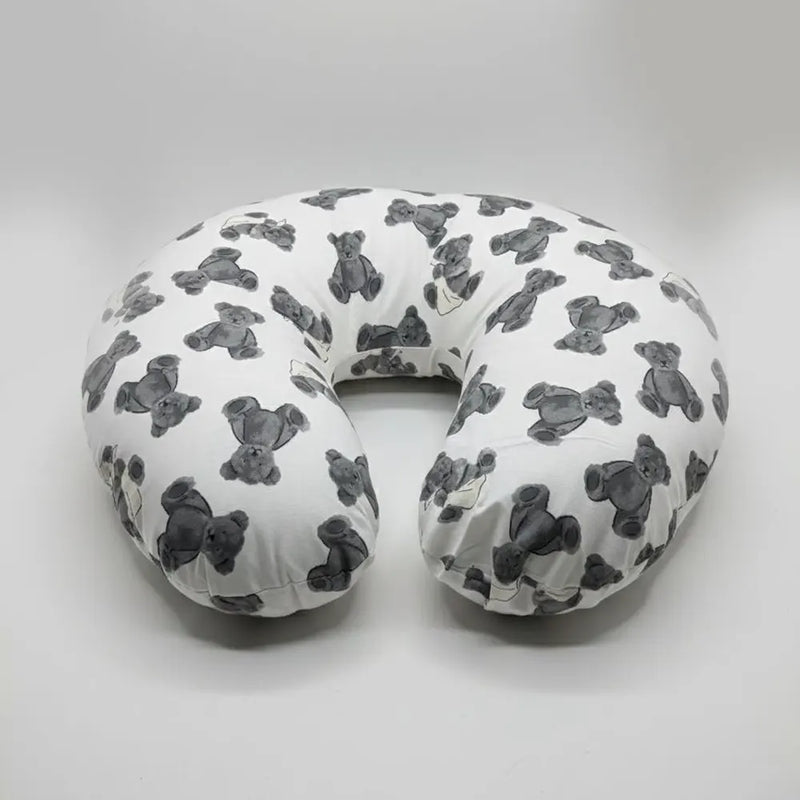 BébéYo Cojín de Lactancia Ositos Cariñosos - Gris