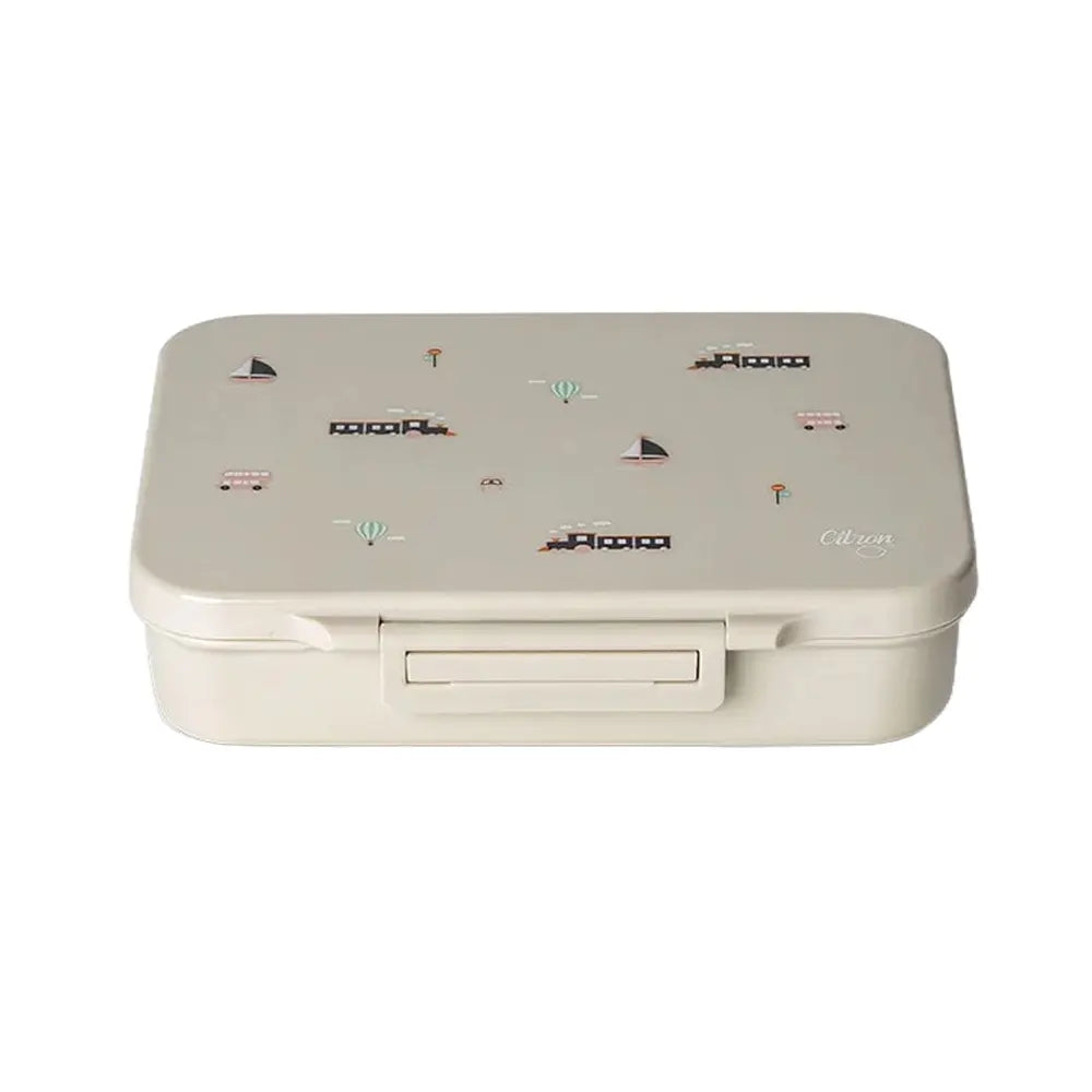 Citron Lunchbox Tritan 4 Compartiments - Véhicules