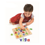 Viga Toys Puzzle Alphabet Minuscules en Bois – 3A+