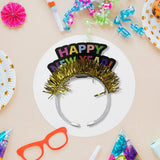 Pack de 2 bandeaux cheveux Happy New Year - vue 2