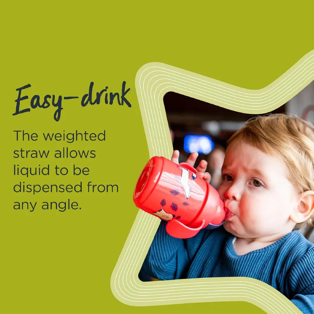 Tommee Tippee Tasse à paille Super Star 300ml - Rouge