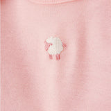 Ensemble 3 Pièces Bébé Fille Carter's - Mouton Ivoire & Rose