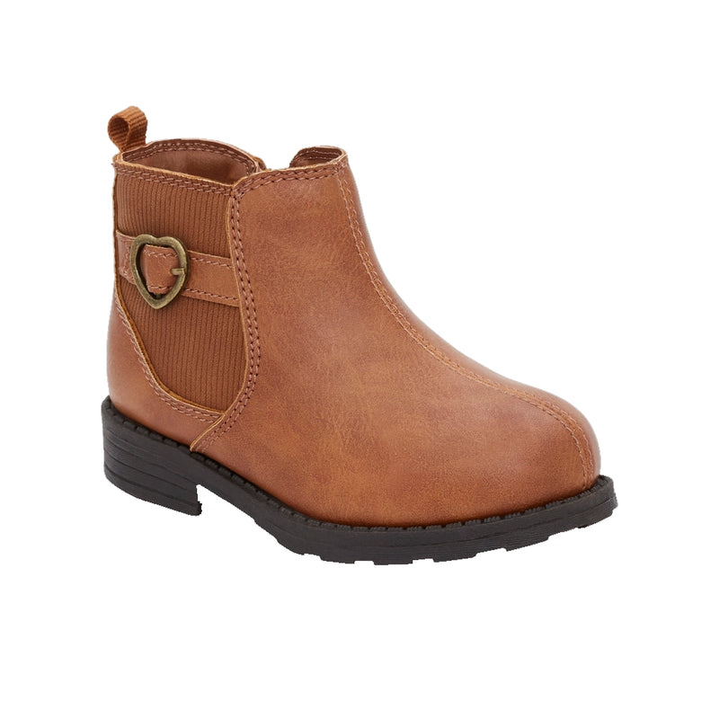 Carter's Faux Leather Chelsea Boots - Brown