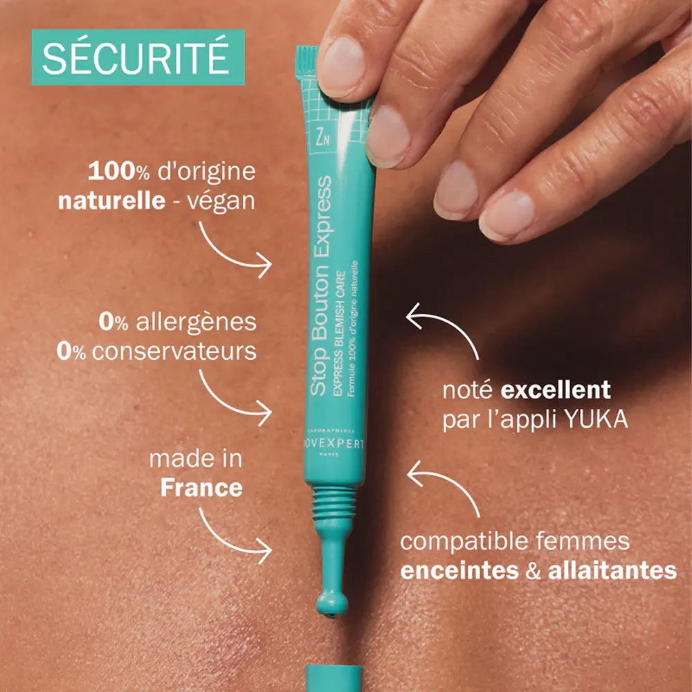Novexpert Pack Fluide Pureté Trio Zinc et Stop Bouton