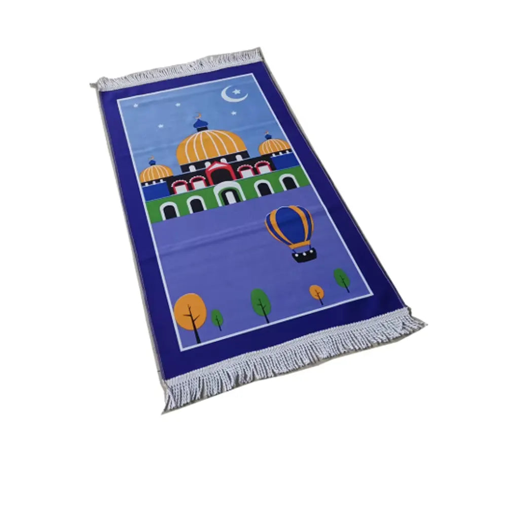 Prayer Mat for Boy - Blue (Random Pattern)