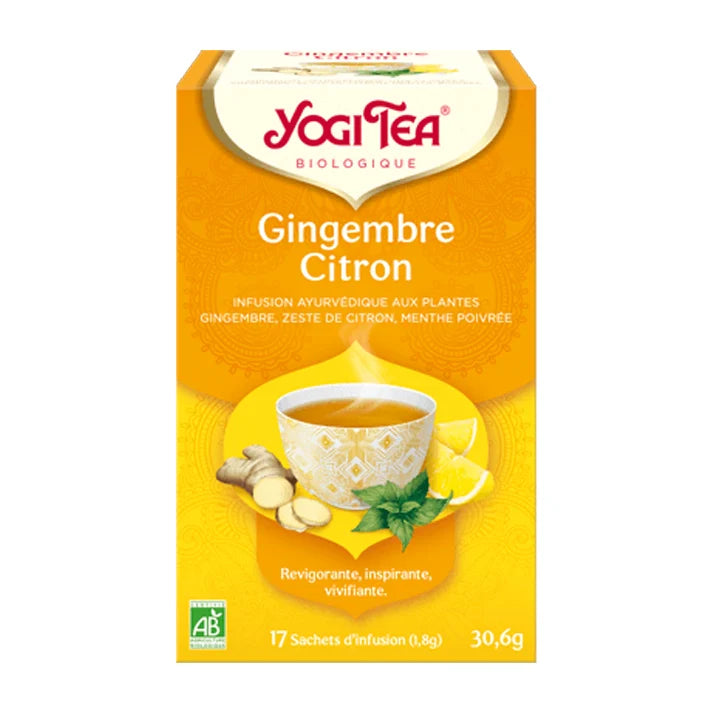 Yogi Tea Jengibre Limón 17 Bolsitas