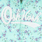 Sweat avec Capuche & Logo Fille OshKosh - Floral Vert