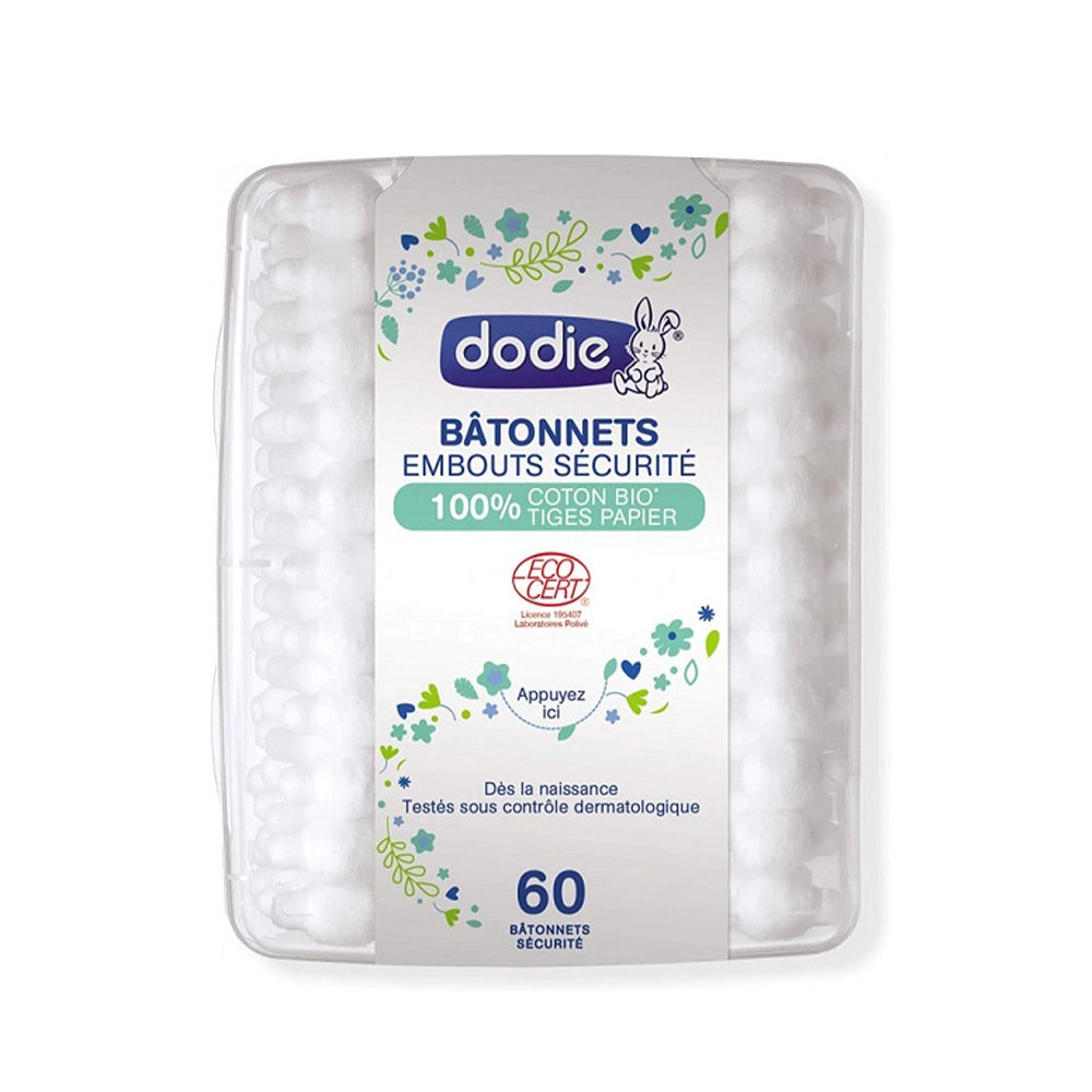 Dodie Bâtonnets Embouts Sécurité x60