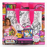 Sac à Colorier DIY Créatif avec Feutres pour Enfant