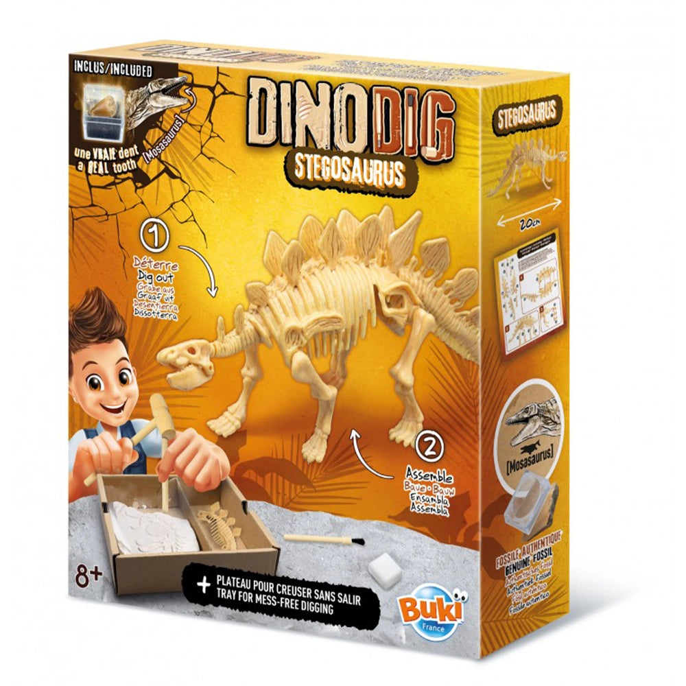 Buki Dino Dig Stegosaurus 8A+