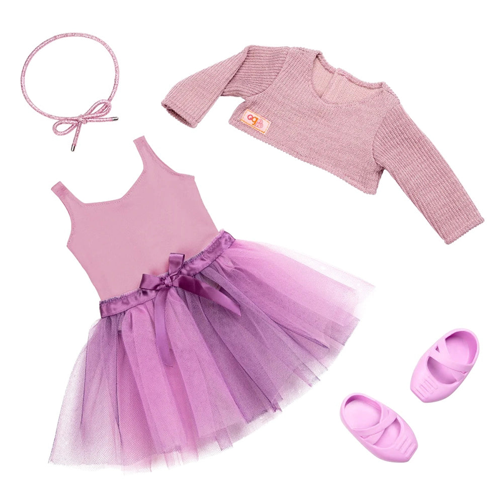 Our Generation Poupée avec Tutu de Ballet Violet 46cm 3A+ - Savannah