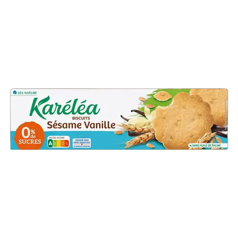 Karéléa Biscuits Sésame Vanille Sans Sucre - 132g