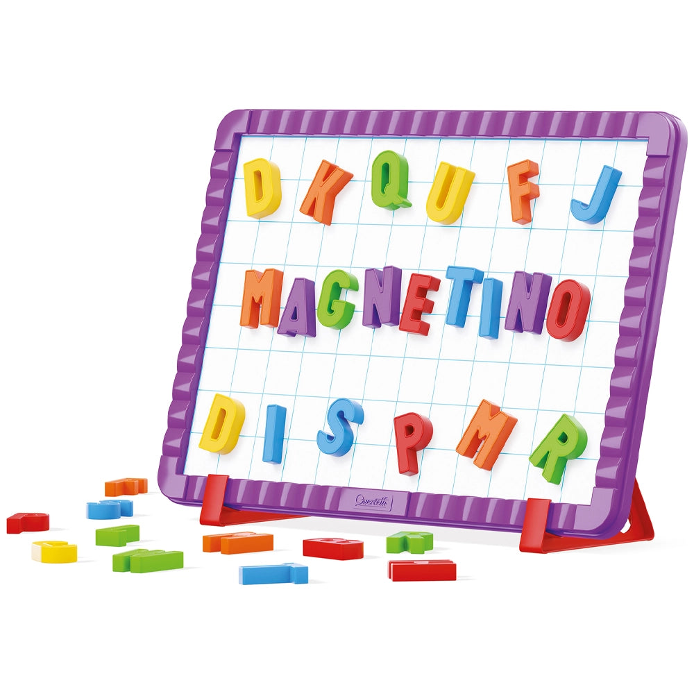 Quercetti Tableau 48 Lettres Magnetiques - 4A+