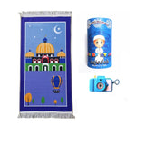 Prayer Mat for Boy - Blue (Random Pattern)