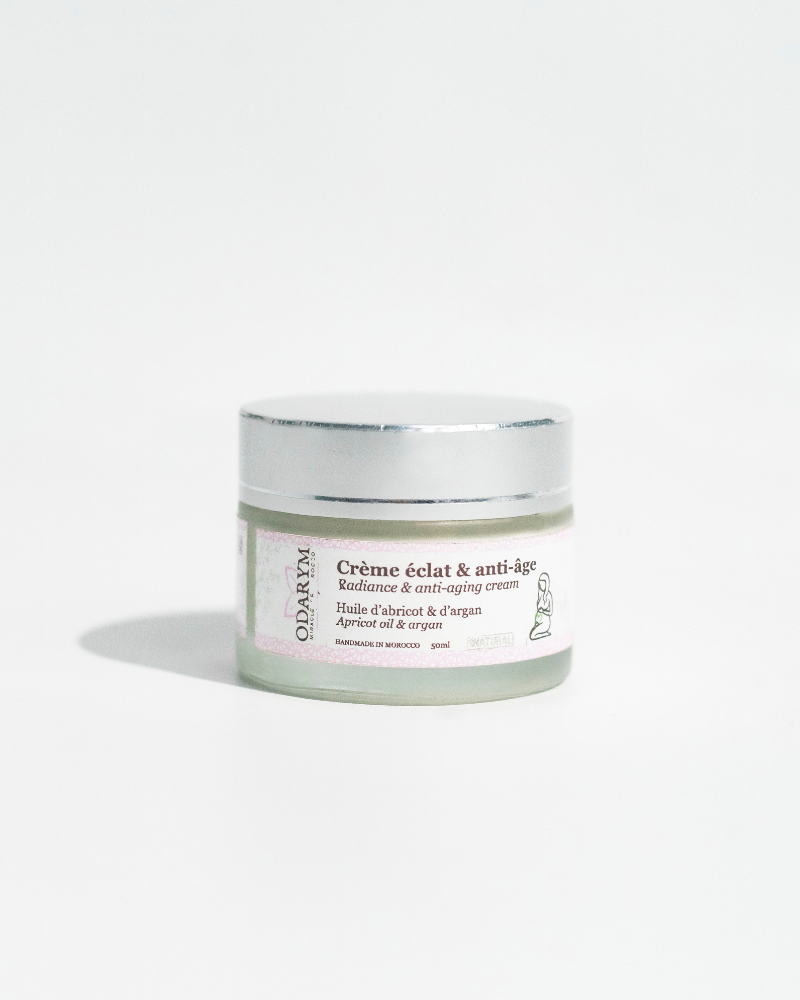 Odarym Crème Eclat et Anti Age Sans Huiles Essentielles - 50g