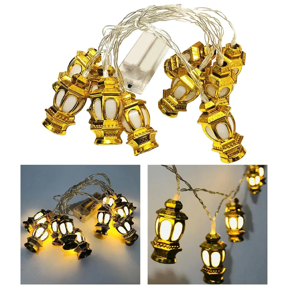 Guirlande Lumineuse LED avec Boîtier à Piles 1,65m - Petite Lanterne