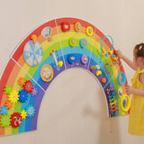 Panneau d'activités Mural 18M+ - Arc-en-ciel