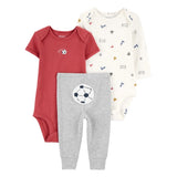 Ensemble 3 Pièces Bébé Garçon Carter's - Football