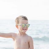 Babiators Lunettes de Soleil Keyhole polarisées 3-5 Ans - Seafoam Blue