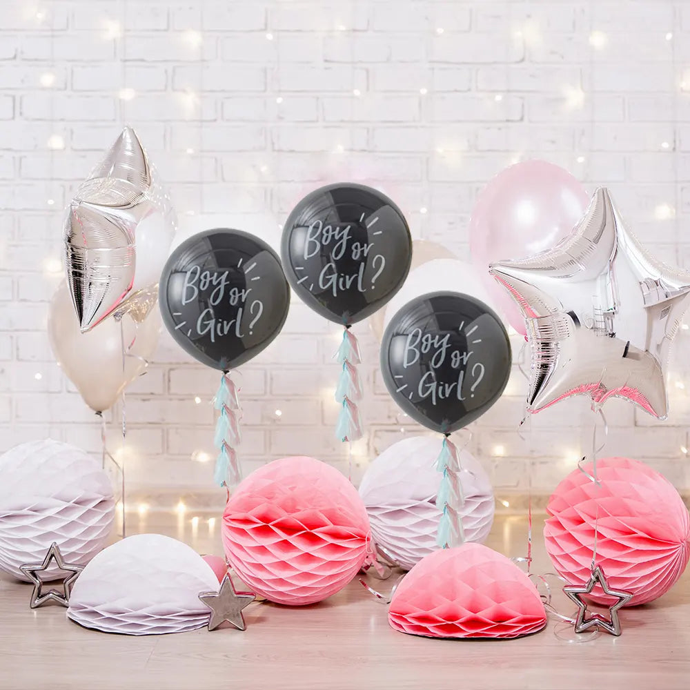 Ballon Gender Reveal Avec Confettis et Accessoires
